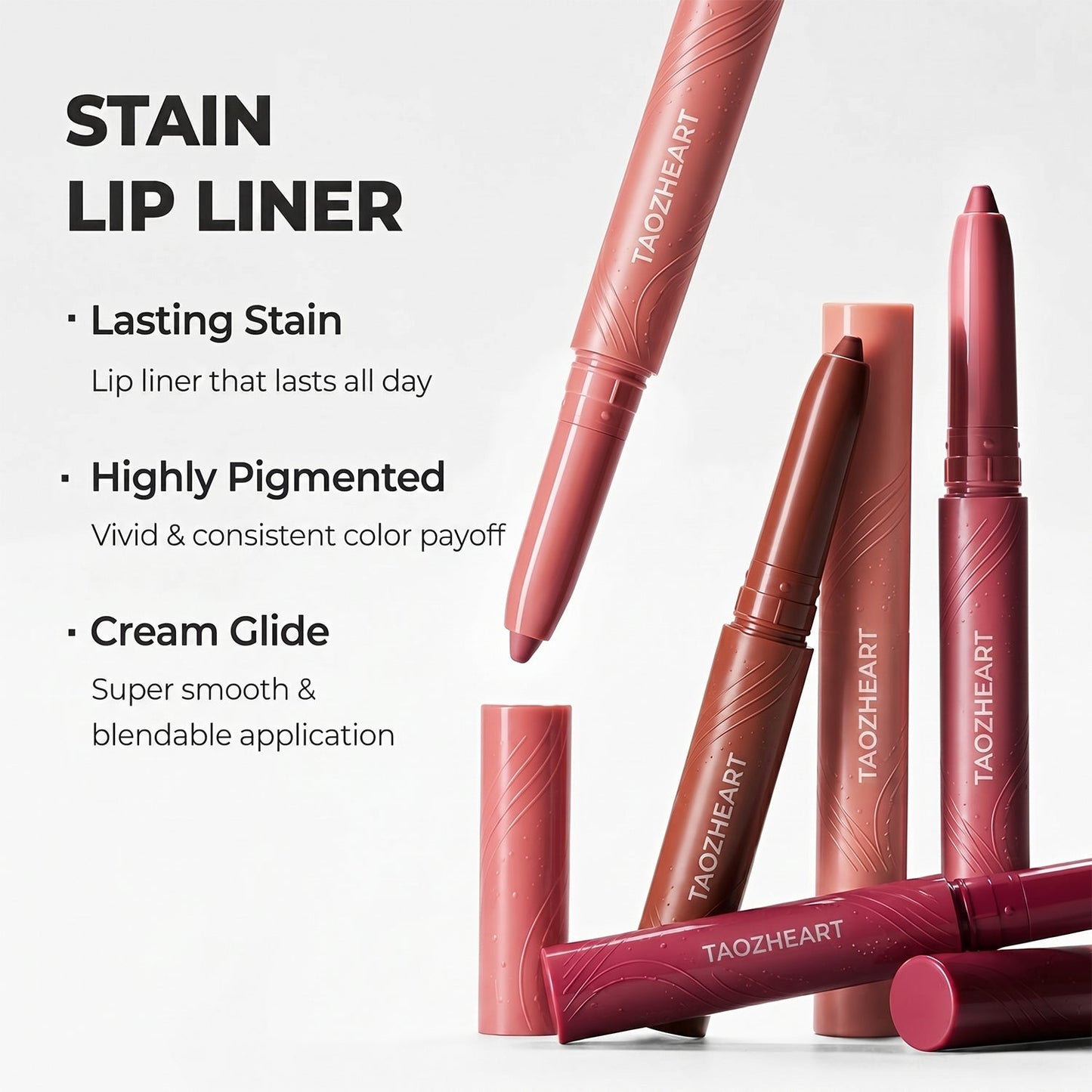 Last Day Buy 1 Get 1 Free Easy Glide Lip Liner — Creamy, Blendable Color with Smooth Application, Summervibes